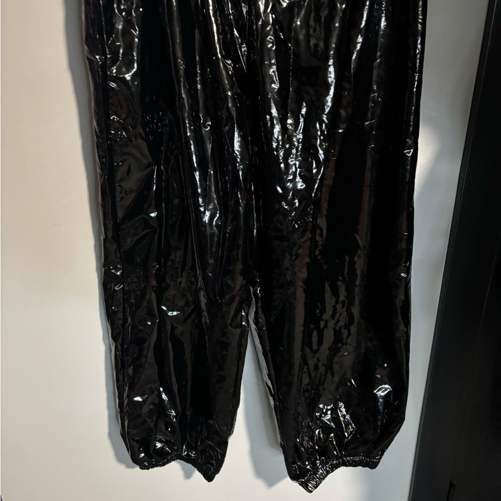 Shiny PVC Black Pants - Picture 3 of 5